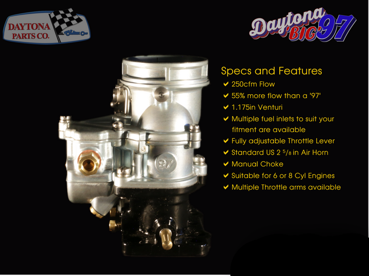 Daytona Parts 2BBL Carbuetor